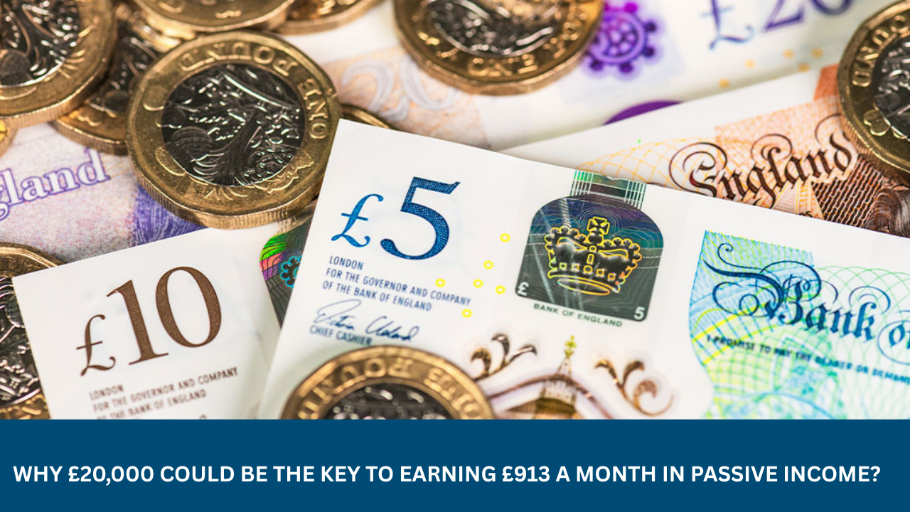 Why £20,000 Could Be the Key to Earning £913 a Month in Passive Income?