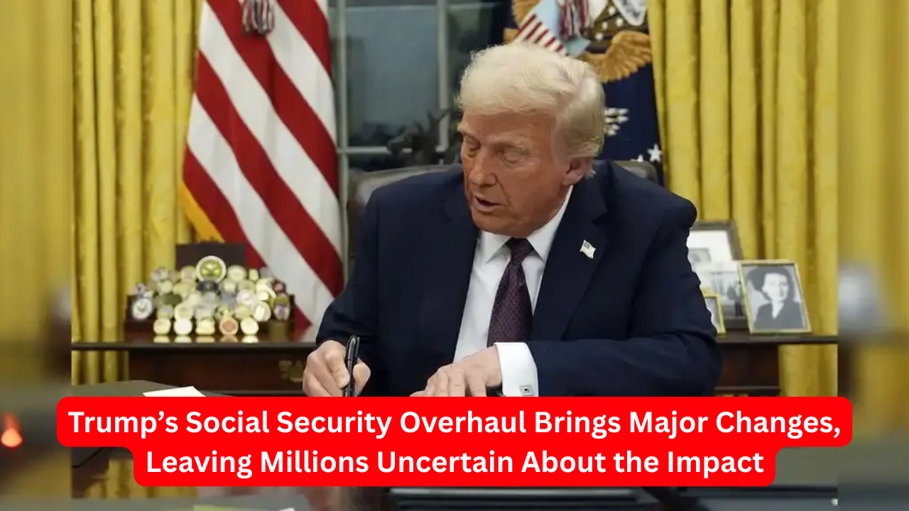 Trump’s Social Security Overhaul Brings Major Changes, Leaving Millions Uncertain About the Impact