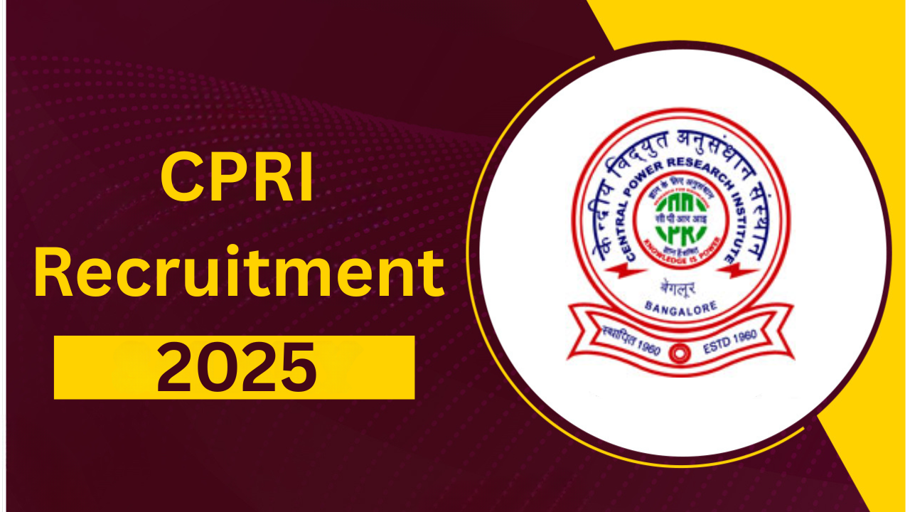CPRI Recruitment 2025